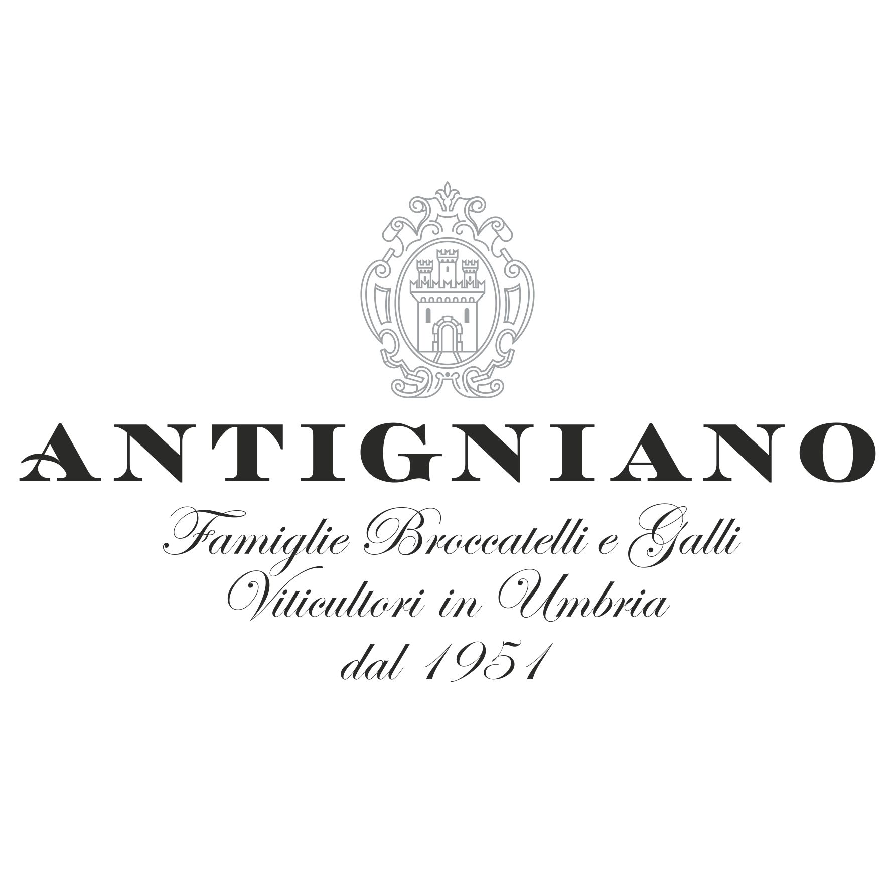 Logo Cantina Antigniano Brogal Vini a Cantalupo di Bevagna Perugia Umbria